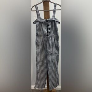 Striped Gray Jumpsuit‎